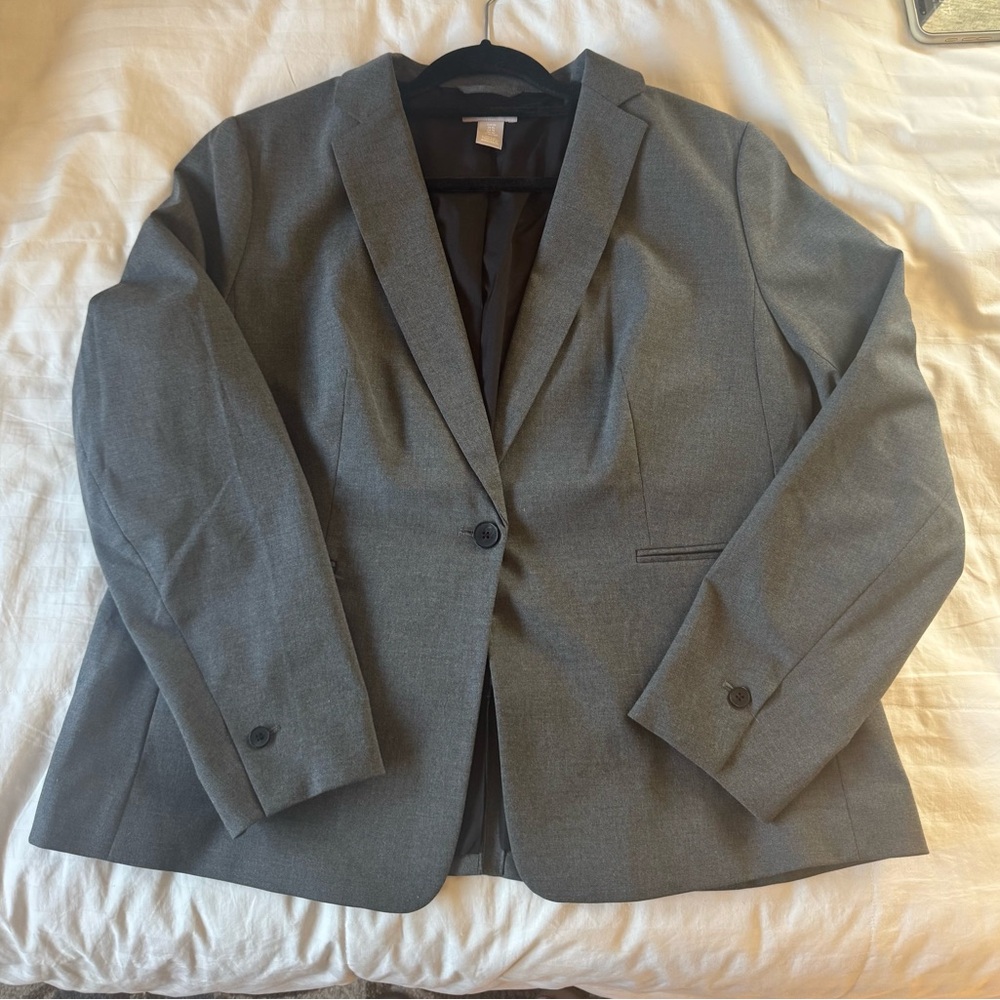 H&M Charcoal Gray Blazer